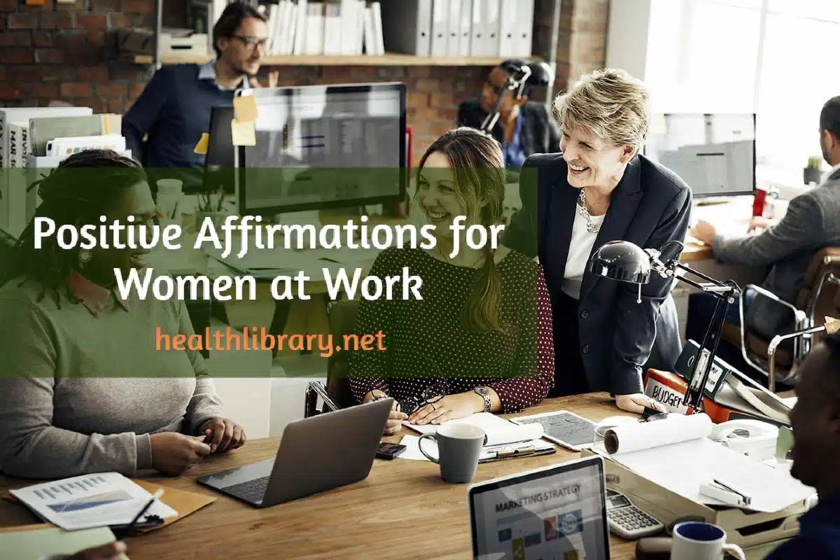 positive affirmations for women at work